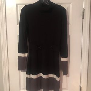 A Black & White Sweater Dress